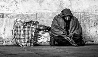 homeless man